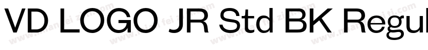 VD LOGO JR Std BK Regular字体转换